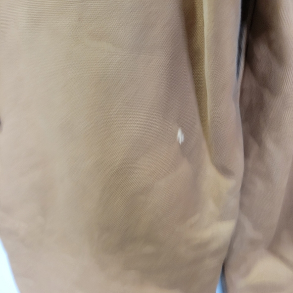 Carhartt Bib Overalls Mens 34x34 Tan Double Knee Canvas Duck Zip To Thigh - Picture 12 of 14